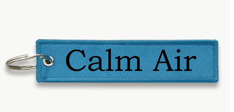 CALM AIRLINES KEY CHAIN