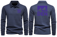 Thumbnail for AER DEN AIRPORT LONG SLEEVE  POLO
