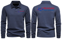 Thumbnail for REAGAN AIRPORT LONG SLEEVE  POLO