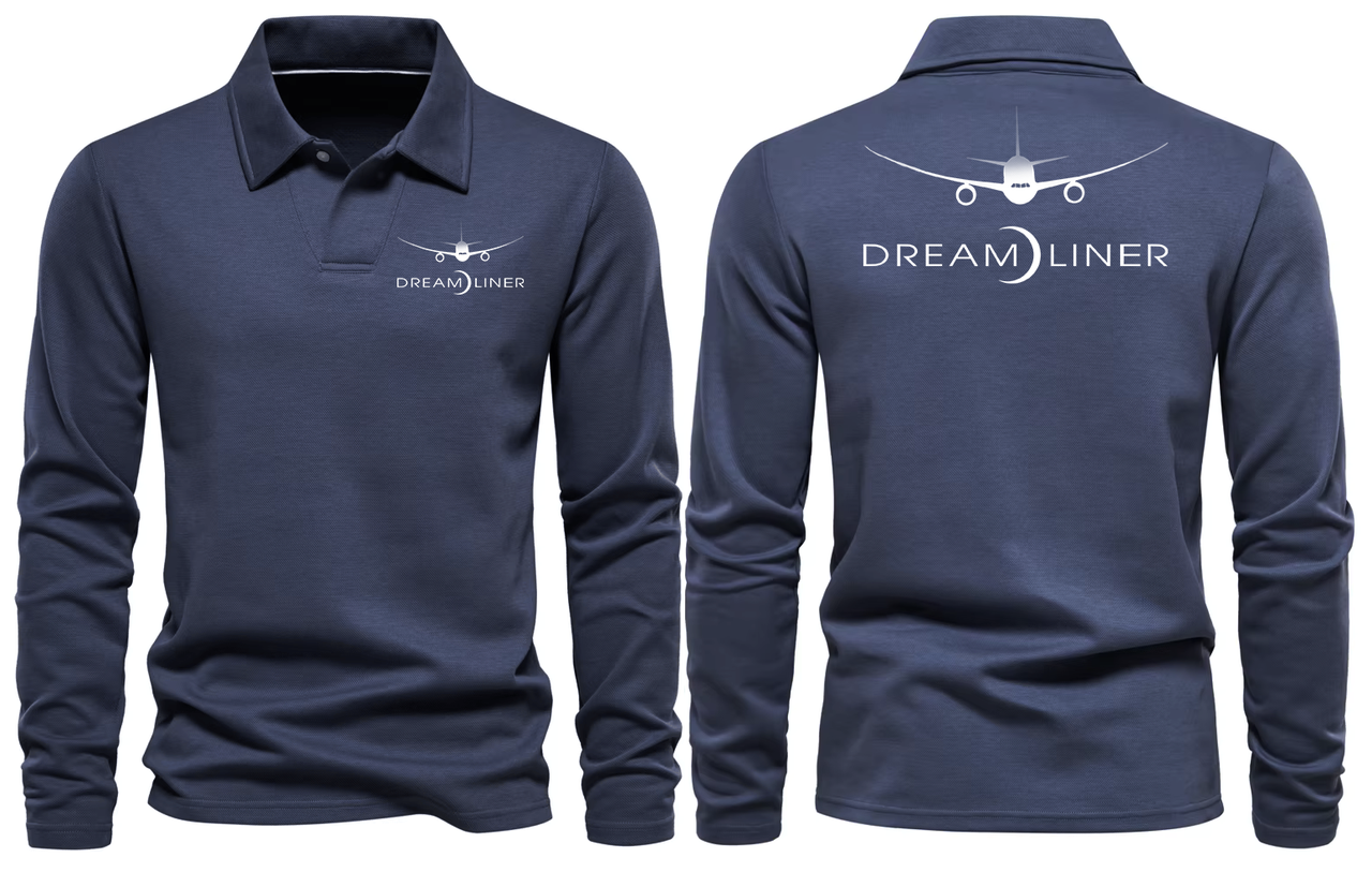 BOEING DREAM LINER  LONG SLEEVE  POLO