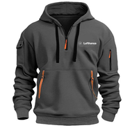 Thumbnail for LUFTHANSA AIRWAYS AIRLINE HOODED JACKET PULLOVER