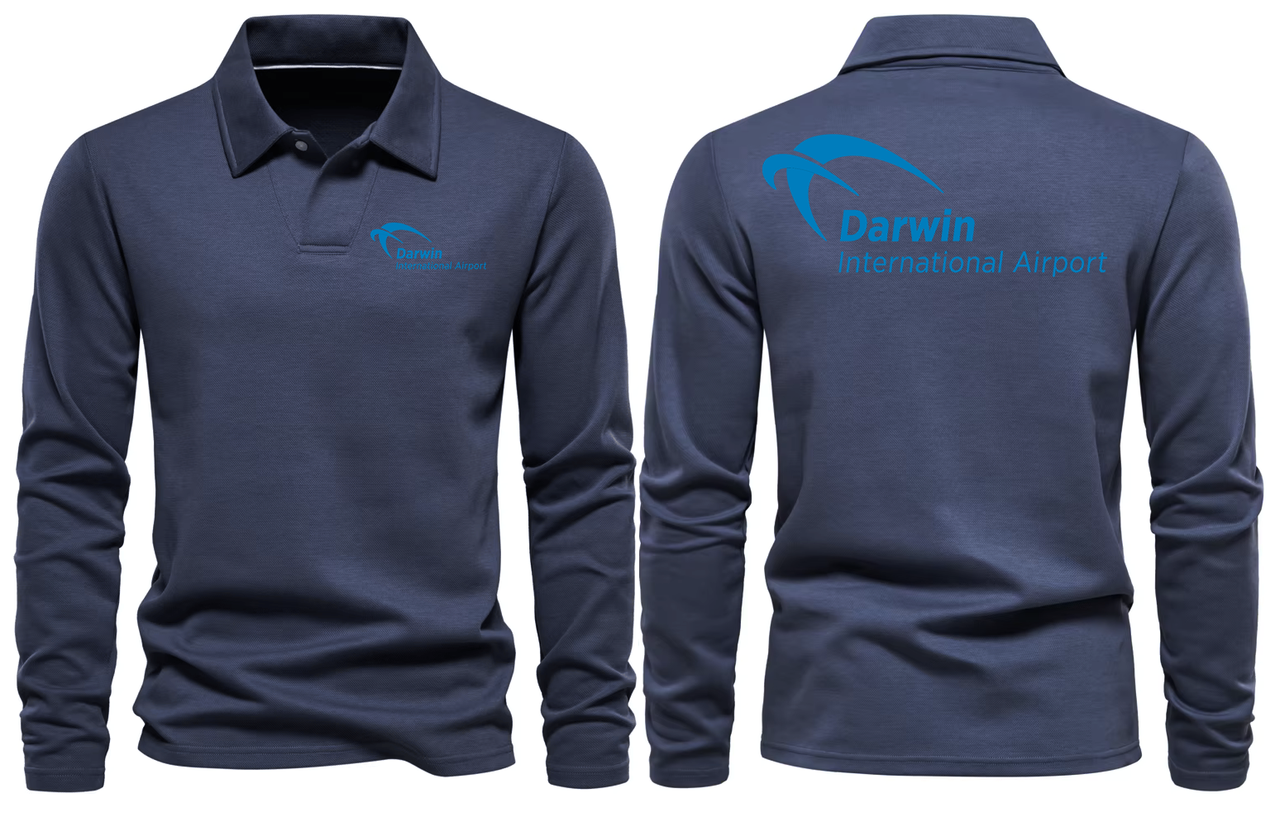 DARWIN AIRPORT LONG SLEEVE  POLO