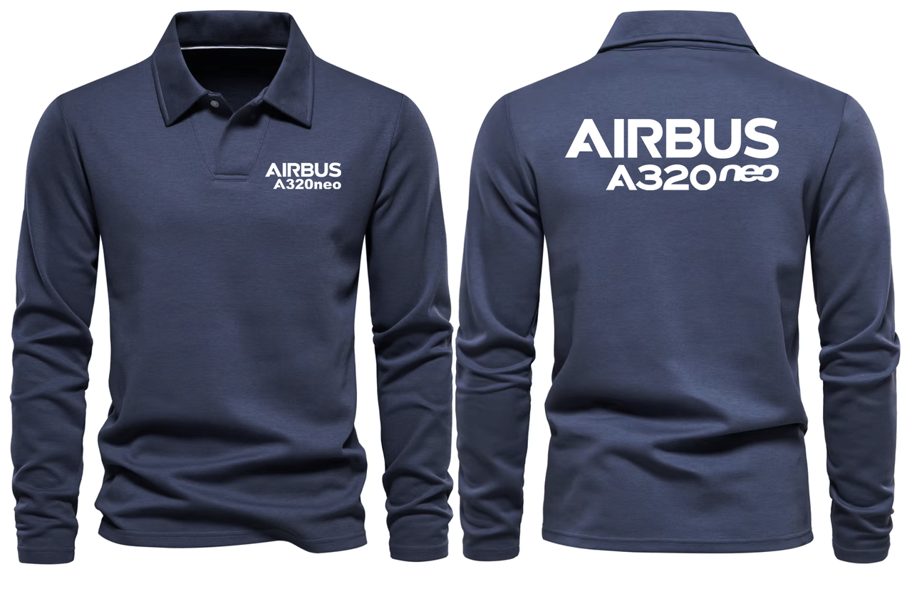 AIRBUS A320 NEW LONG SLEEVE  POLO