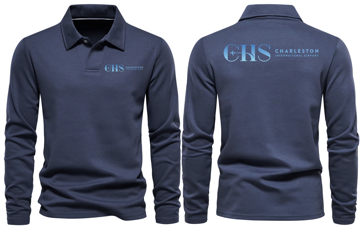 CHS AIRPORT LONG SLEEVE  POLO