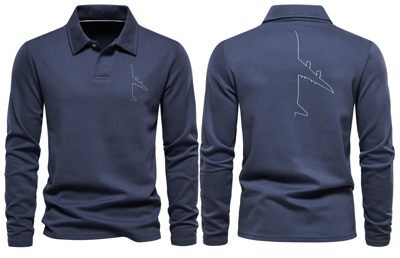 BOEING 747  LONG SLEEVE  POLO