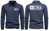 Thumbnail for CHA AIRPORT LONG SLEEVE POLO