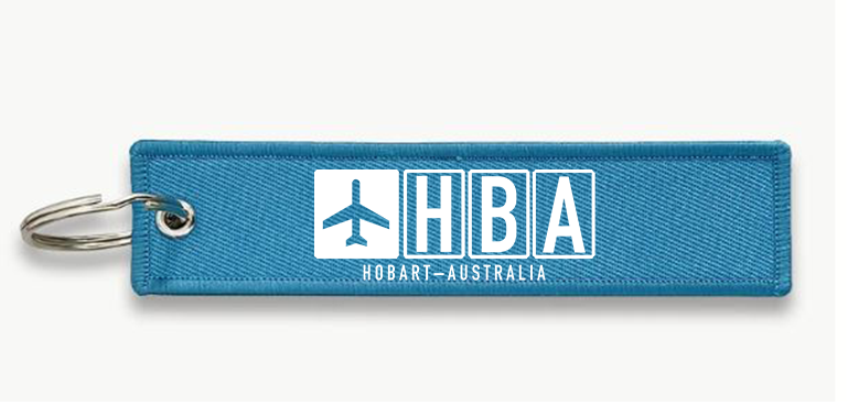 HBA AIRPORT KEY CHAIN