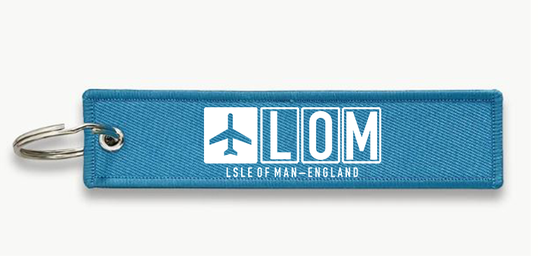 LOM AIRPORT KEY CHAIN