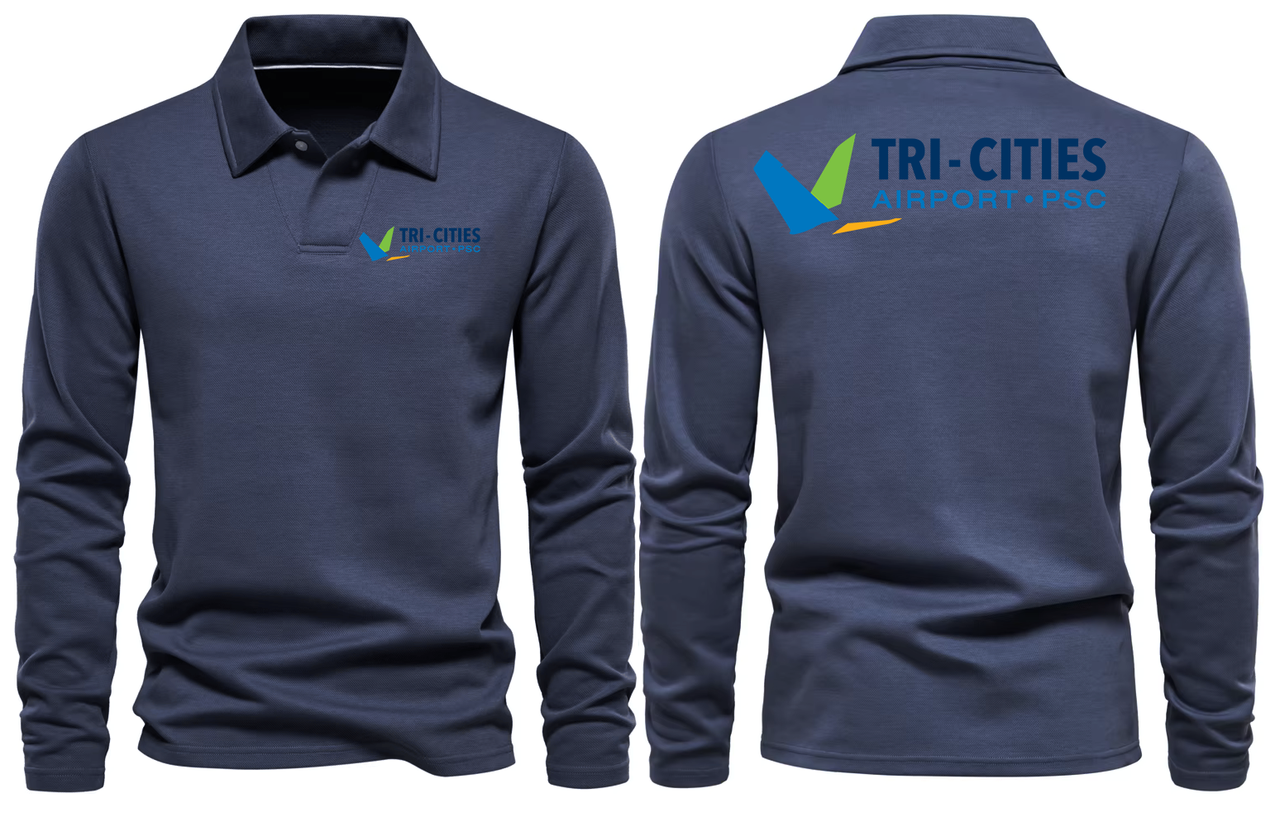 PSC AIRPORT LONG SLEEVE  POLO