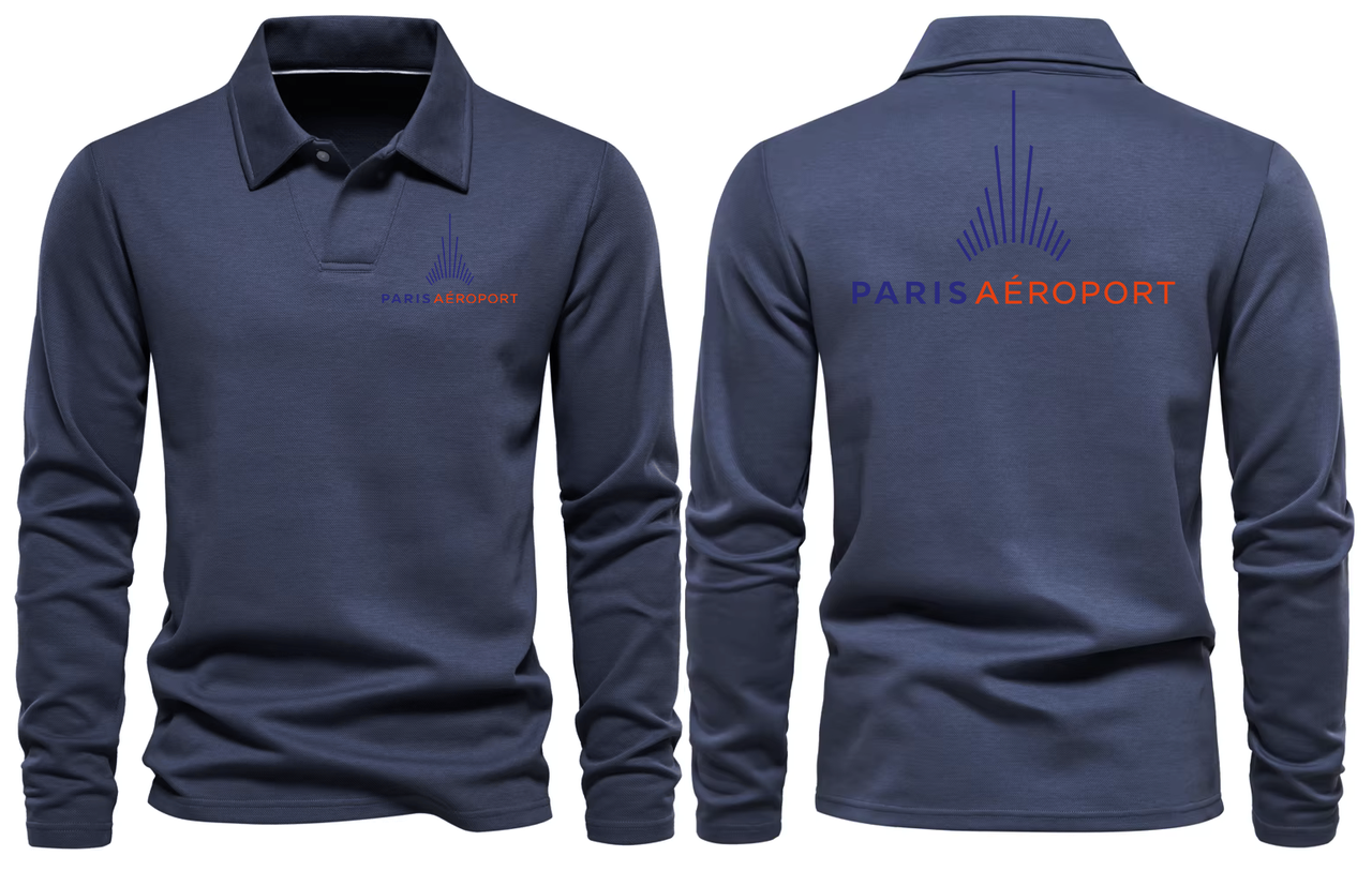 PARIS AIRPORT LONG SLEEVE  POLO