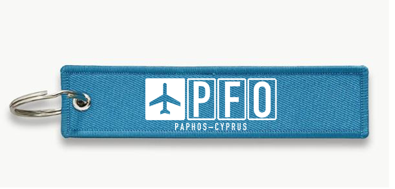 PFO AIRPORT KEY CHAIN