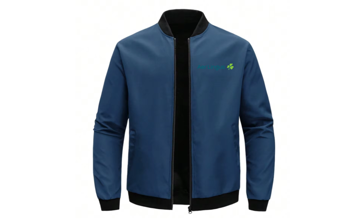 AIR LINGUS COLLAR  SOLID COLOR JACKET
