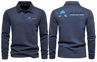 Thumbnail for ALBANY AIRPORT LONG SLEEVE  POLO