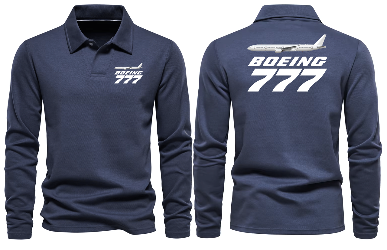 BOEING 777  LONG SLEEVE  POLO