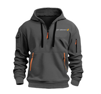 Thumbnail for JET AIRWAYS AIRLINE HOODED JACKET PULLOVER