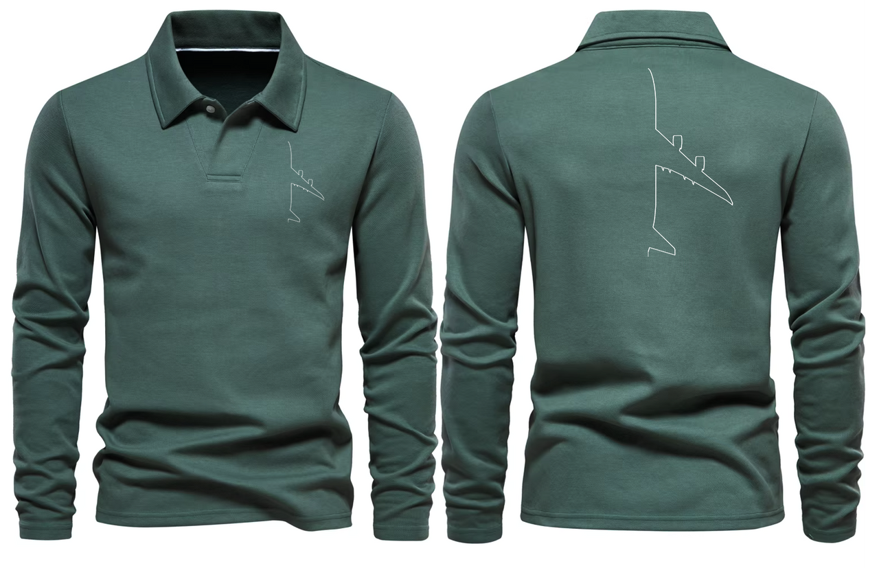 BOEING 747  LONG SLEEVE  POLO