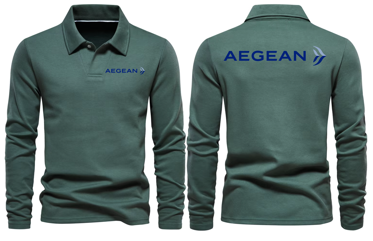 AEGEAN LONG SLEEVE  POLO