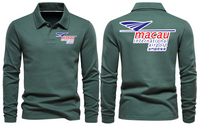 Thumbnail for MACAU AIRPORT LONG SLEEVE  POLO
