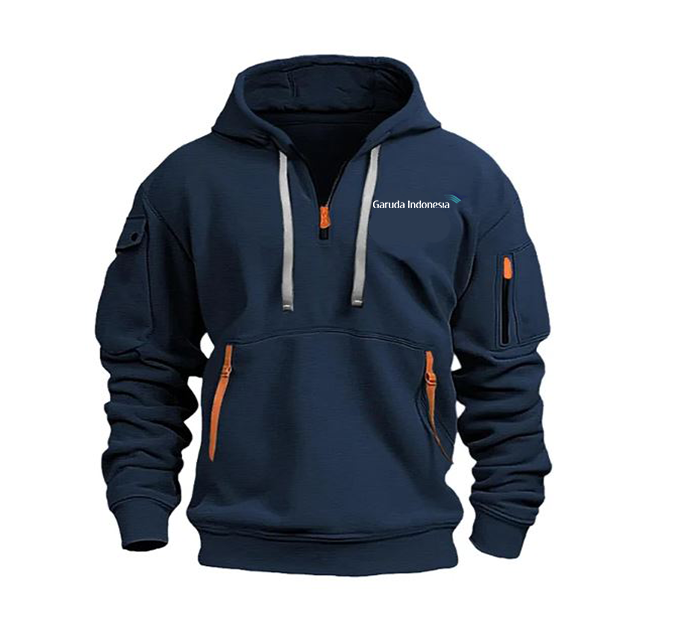 GURUDA INDONESIA AIRLINE HOODED JACKET PULLOVER