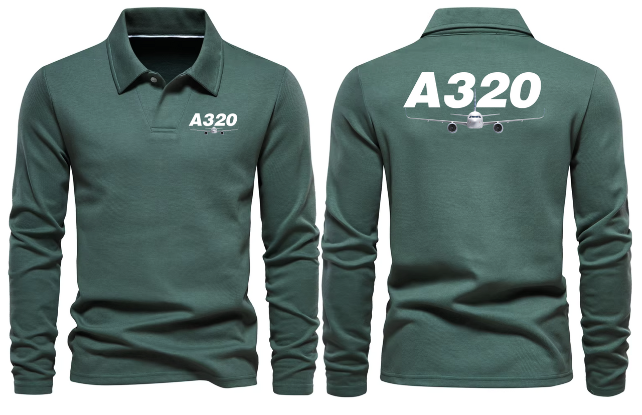 AIRBUS  A320 LONG SLEEVE  POLO
