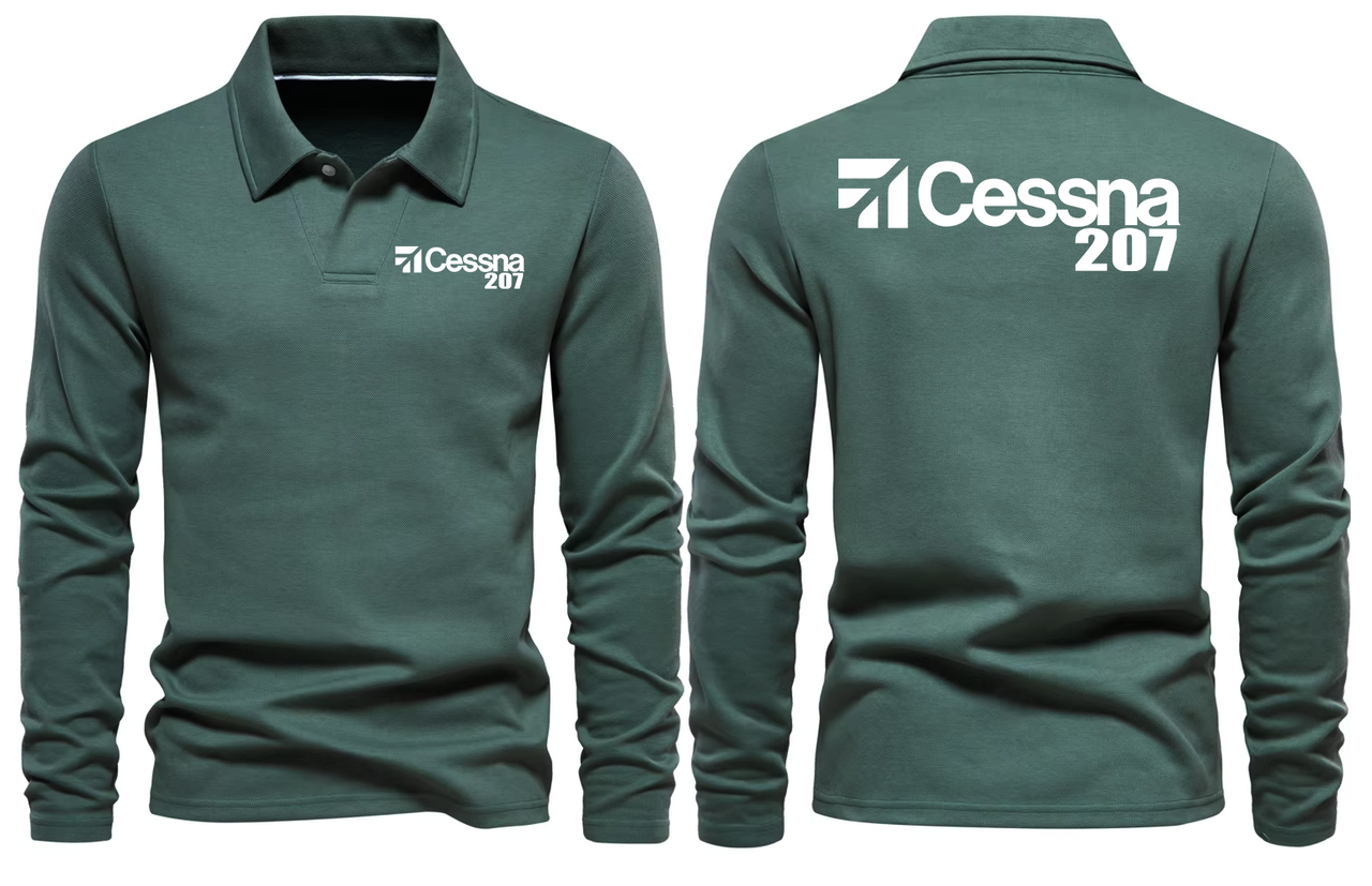 CESSNA 207  LONG SLEEVE  POLO