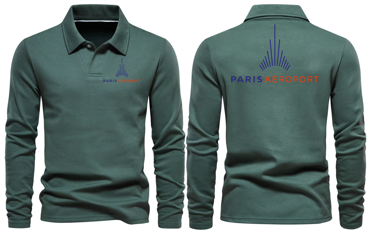 PARIS AIRPORT LONG SLEEVE  POLO