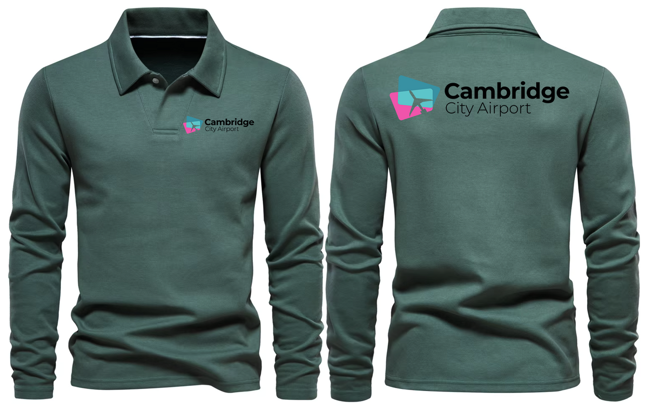 AIR CAMBRIDGE AIRPORT LONG SLEEVE  POLO