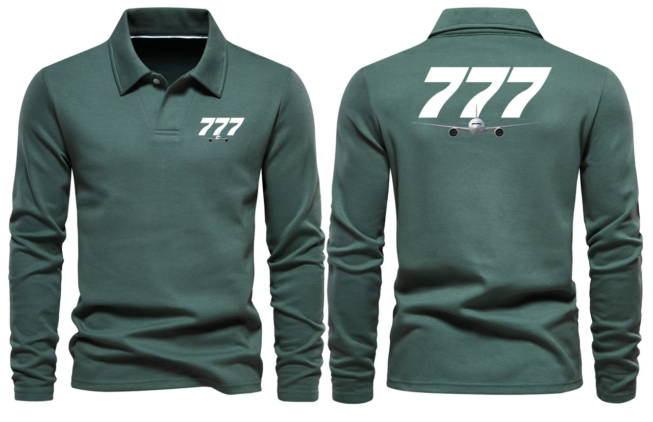 BOEING 777  LONG SLEEVE  POLO