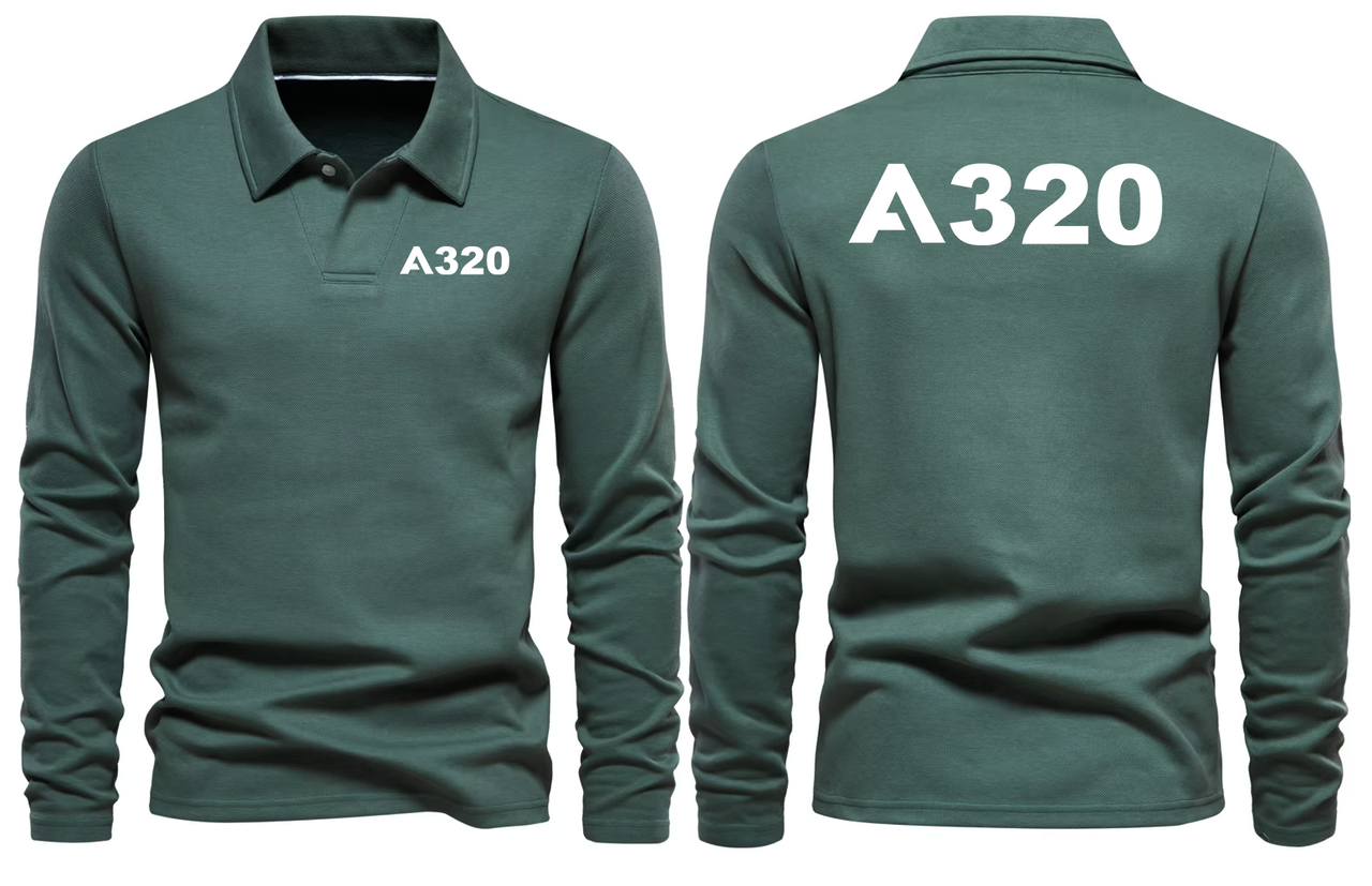 AIRBUS A320 LONG SLEEVE  POLO