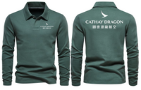 Thumbnail for CATHAY DRAGON AIRLINES LONG SLEEVE  POLO