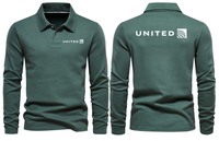 Thumbnail for UNITED AIRLINES LONG SLEEVE  POLO