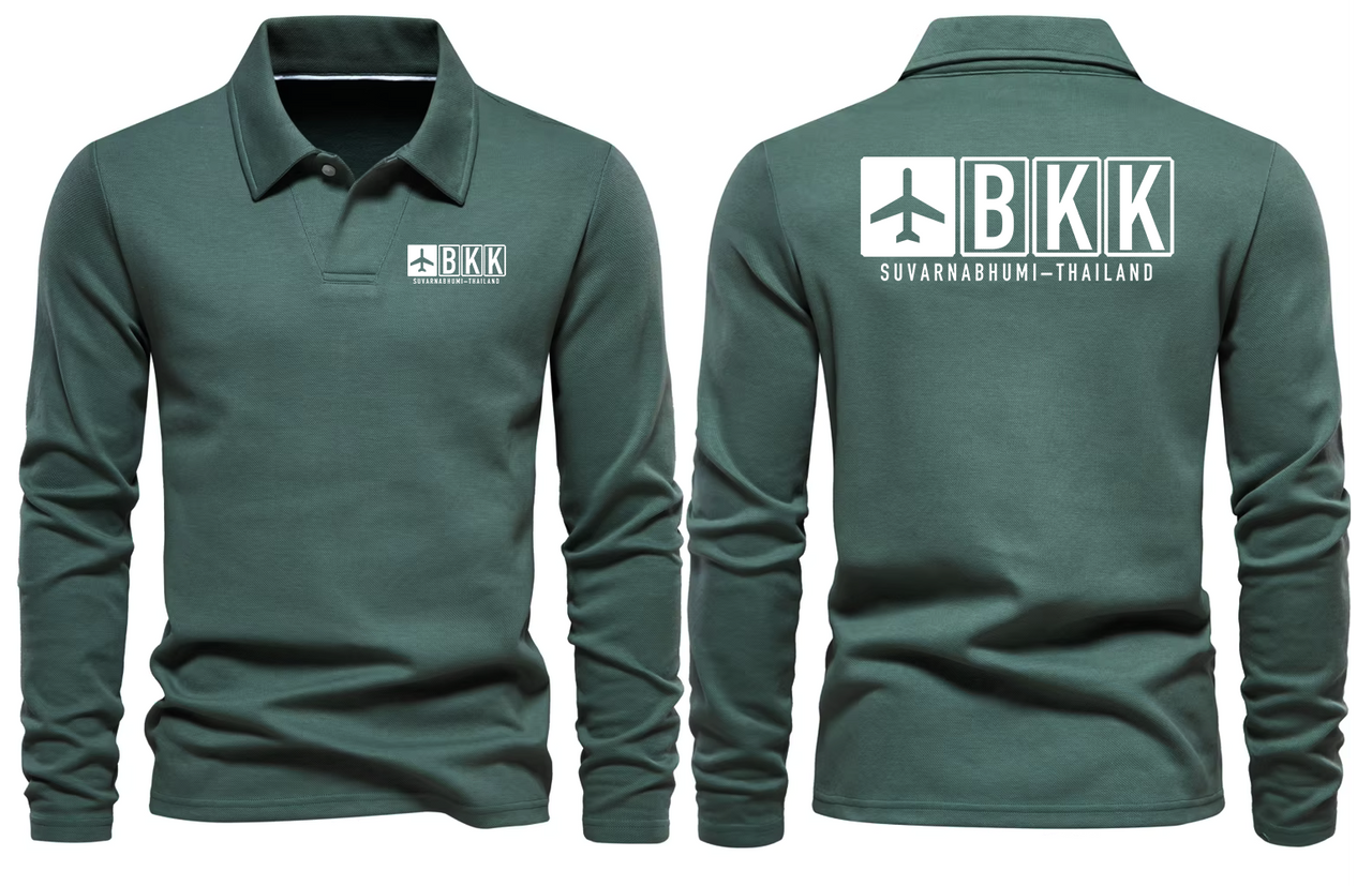 BKK AIRPORT LONG SLEEVE POLO