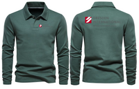 Thumbnail for AER DREDEN AIRPORT LONG SLEEVE  POLO