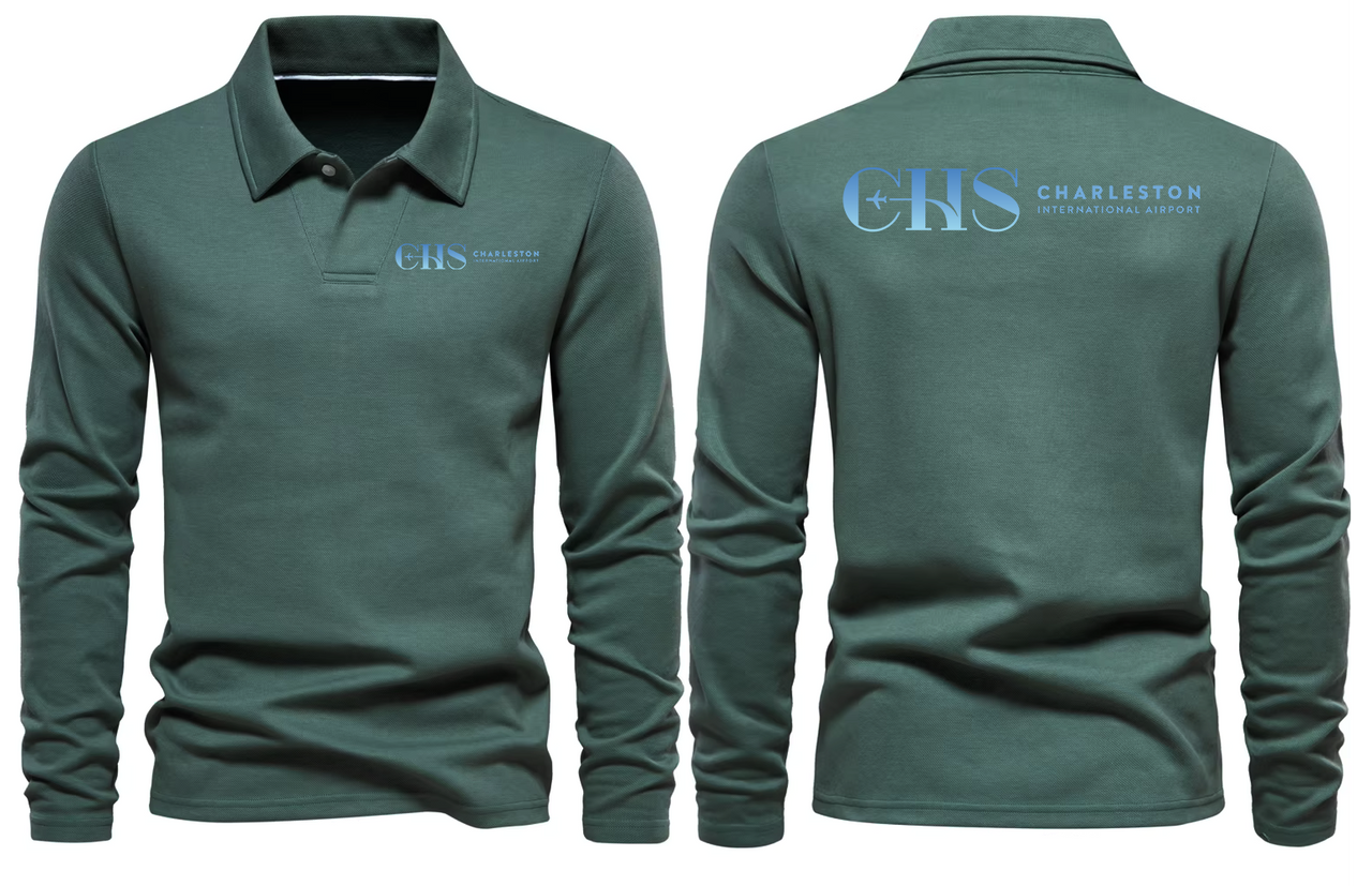 CHS AIRPORT LONG SLEEVE  POLO