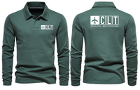 Thumbnail for CLT AIRPORT LONG SLEEVE POLO