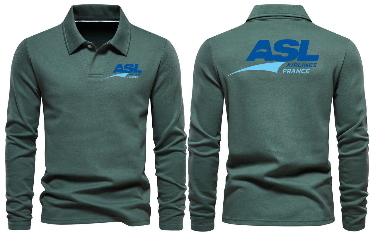 ASL LONG SLEEVE  POLO