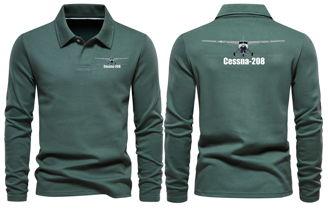 CESSNA 208  LONG SLEEVE  POLO