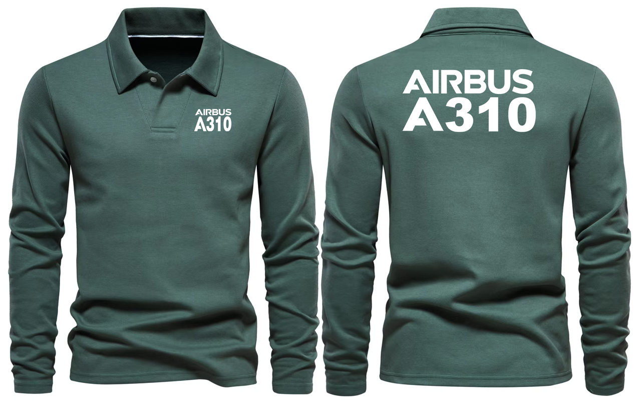 AIRBUS A310 LONG SLEEVE  POLO