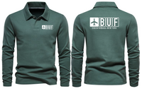 Thumbnail for BUF AIRPORT LONG SLEEVE POLO