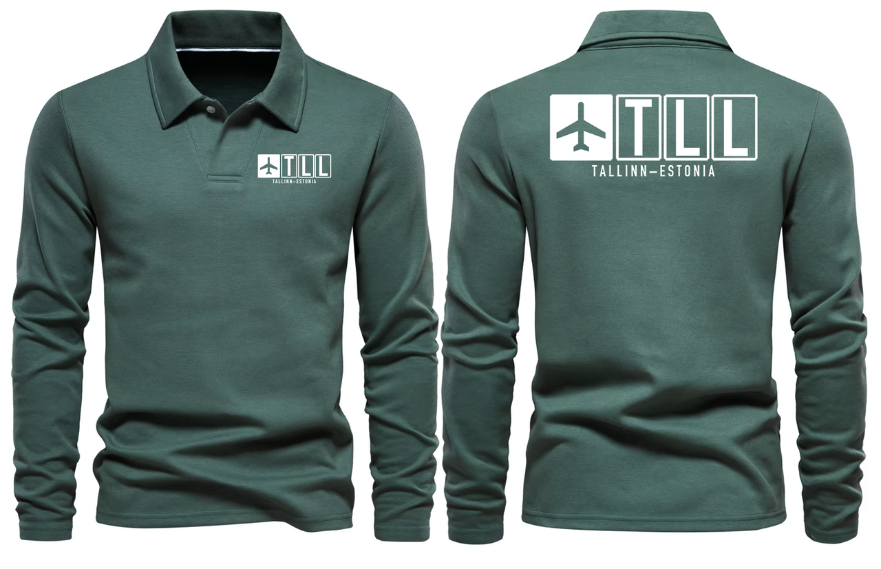 TLL AIRPORT LONG SLEEVE POLO