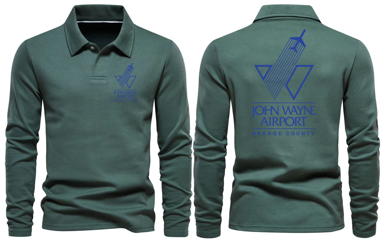 JOHAN WAYNE AIRPORT LONG SLEEVE  POLO