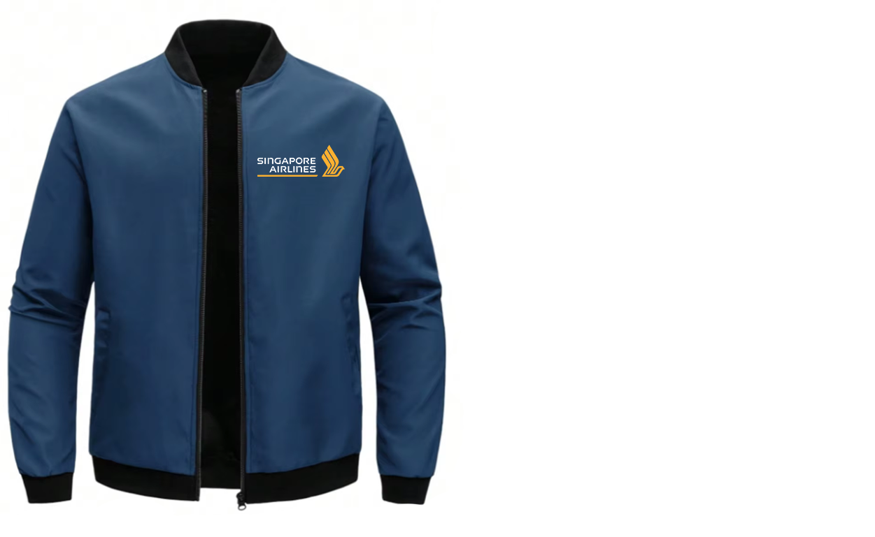 SINGAPORE AIRLINES  LOOSE SOLID COLOR JACKET