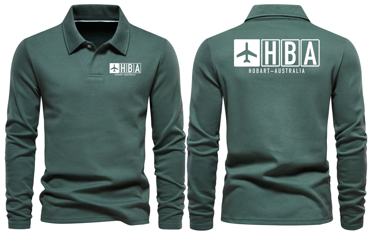HBA AIRPORT LONG SLEEVE POLO