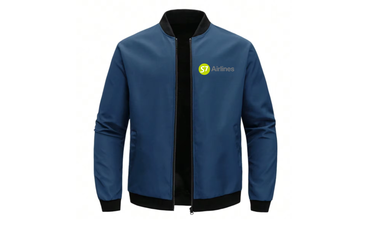 S7 AIRLINES  LOOSE SOLID COLOR JACKET