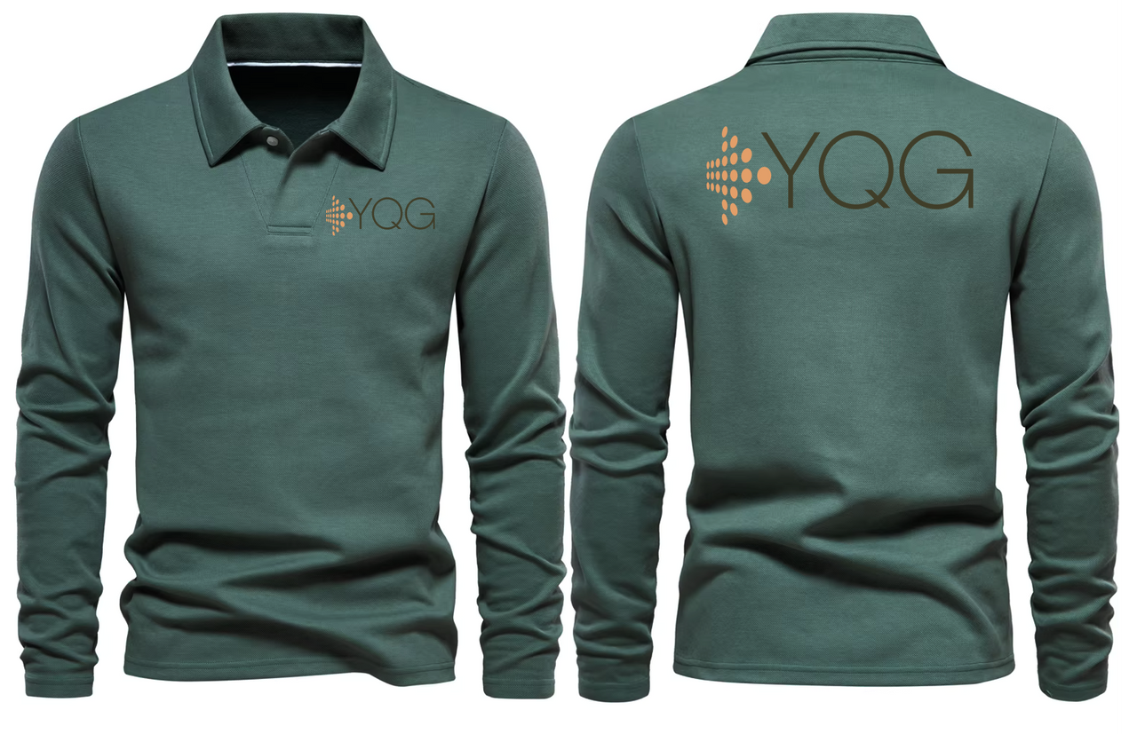 YQG AIRPORT LONG SLEEVE  POLO
