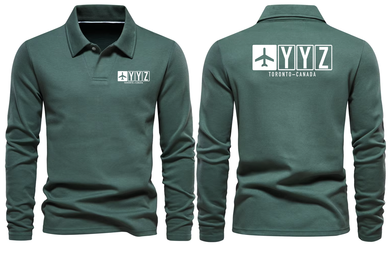 YYZ AIRPORT LONG SLEEVE POLO