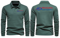 Thumbnail for REAGAN AIRPORT LONG SLEEVE  POLO