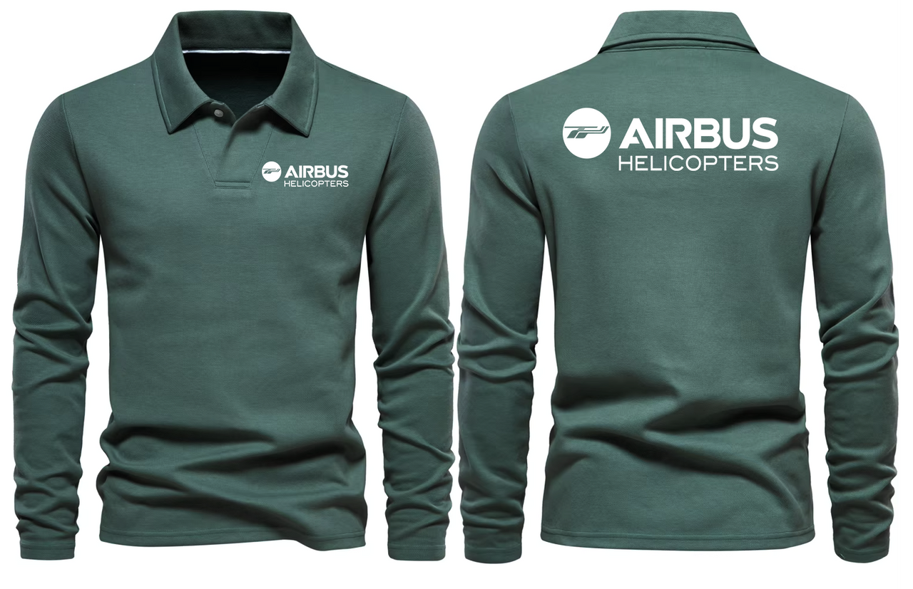 AIRBUS HELICOPTERS LONG SLEEVE  POLO