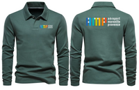 Thumbnail for MARSEILLE AIRPORT LONG SLEEVE  POLO