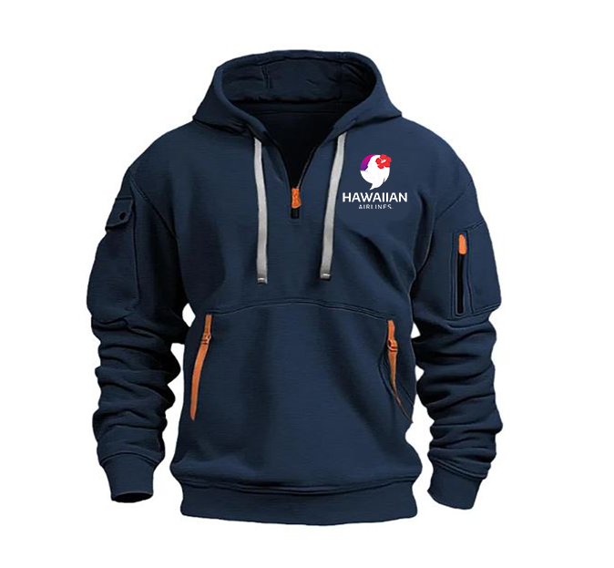 HAWAIIAN AIRLINE HOODED JACKET PULLOVER